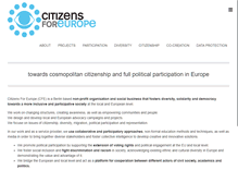 Tablet Screenshot of citizensforeurope.org